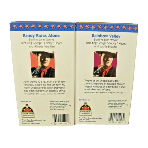 The Duke 4 Tape Box Set VHS, 2000 Collectors Classics John Wayne - Picture 9 of 9